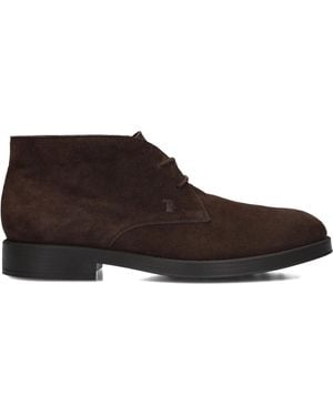 Tod's Wildleder-Schnürstiefeletten - Braun