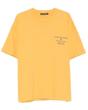 Cole Buxton Athletic Inc T-Shirt - Geel