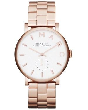 Marc Jacobs Accessoires ,Roze ,Baker Horloge - Metallic