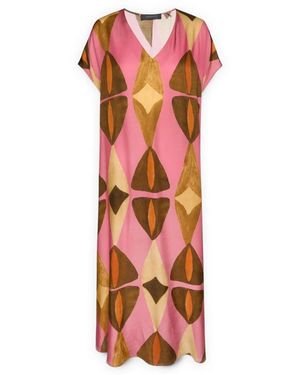 Elena Miro Midi Dresses - Orange