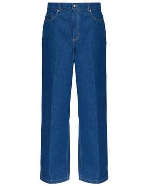 Maison Kitsuné Wide Jeans - Azul