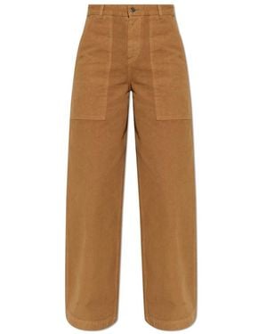 Moncler Wide Pants - Brown