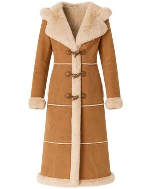 Fracomina Single-Breasted Coats - Marrón