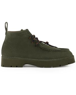 Pànchic Lace-Up Boots - Green