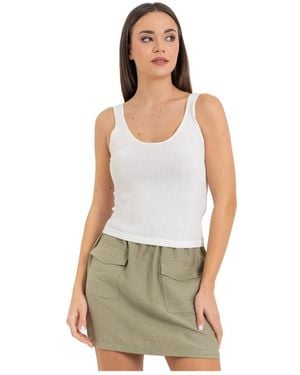 Kocca Sleeveless Tops - White