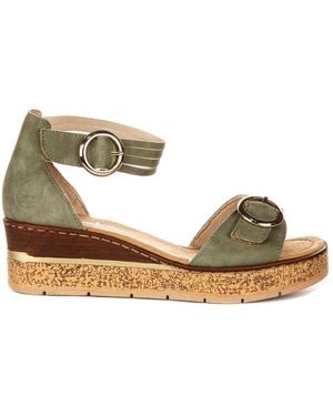 Rieker Wedges - Metallic