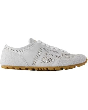 Balmain Schoenen ,Wit ,Leer Racer 45 Sneakers