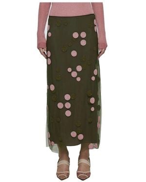Fendi Maxi Skirts - Green