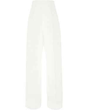 Sportmax Wide Trousers - White