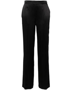 JOSEPH Straight Trousers - Black