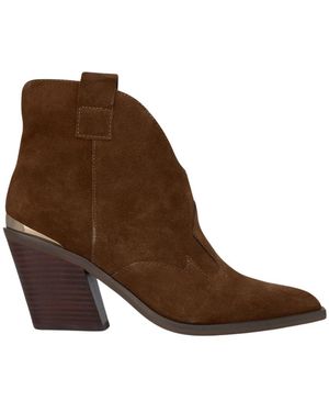 Alma En Pena. Cowboy & Biker Boots - Brown