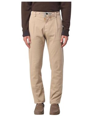 Eleventy Klassische Kamel Chinos Hose - Natur