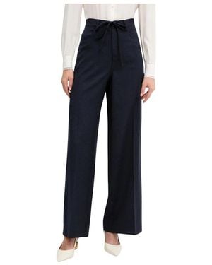 Twinset Wide Trousers - Azul
