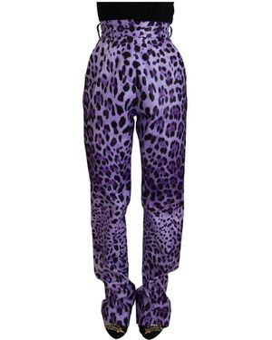 Dolce & Gabbana Straight Trousers - Blue