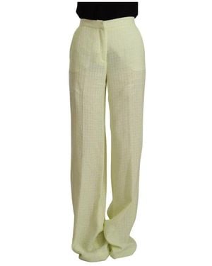 MSGM Wide Trousers - Green