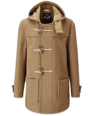 Gloverall Single-Breasted Coats - Natural