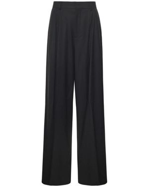 Nineminutes Wide Trousers - Negro