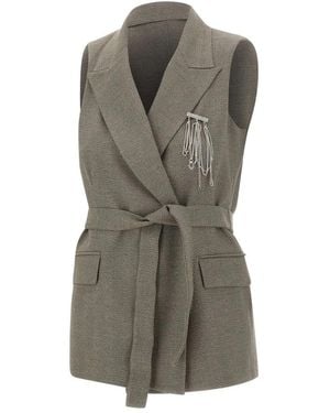 Liu Jo Waistcoats - Gray