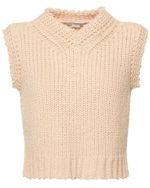 Stella McCartney Sleeveless Tops - Natural