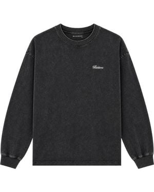 BLACK BANANAS Script Longsleeve - Zwart