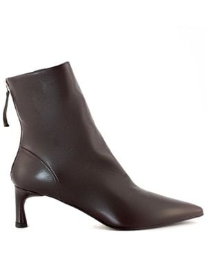 Halmanera Heeled Boots - Brown
