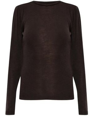 Gestuz Round-Neck Knitwear - Negro