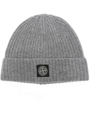 Stone Island Beanies - Gris
