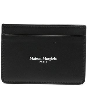 Maison Margiela Leren Kaarthouder - Zwart