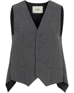 Fendi Waistcoats - Black