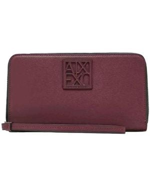 ARMANI EXCHANGE Wallets & Cardholders - Purple
