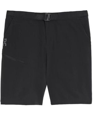 On Shoes Trek Short Für Outdoor-Abenteuer - Schwarz