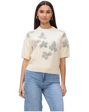 Object Laney Rubin Ss Pullover - Blau