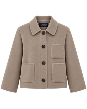 Max Mara Cloe Wollen Jas - Grijs