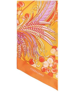Ferragamo Silky Scarves - Oranje