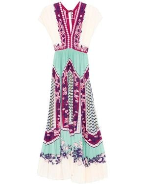 La DoubleJ Kleedjes ,Veelkleurig ,Dre 0991 Dress - Paars