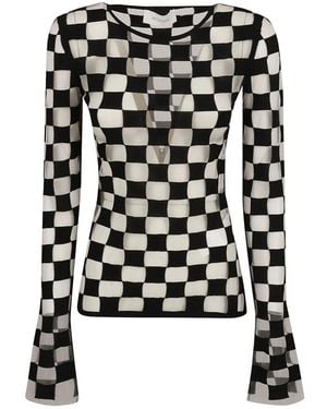 Sportmax Long Sleeve T-Shirts - Black