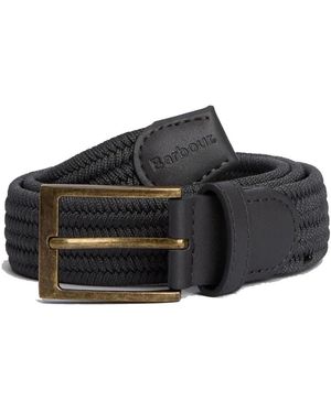 Barbour Nevis Webgürtel - Schwarz