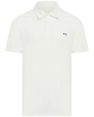 A.P.C. Polo Shirts - Bianco