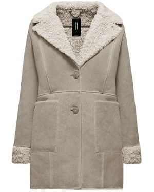 Bomboogie Single-Breasted Coats - Gris