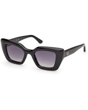 Guess Gu00353 Cat-Eye Sonnenbrille - Schwarz