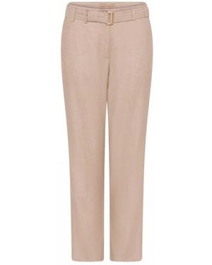 GUSTAV Cropped Trousers - Natural