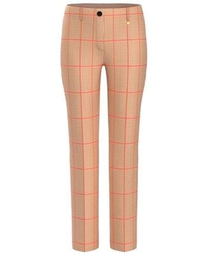 Marc Cain Broeken ,Veelkleurig ,Polyester Sydney Broeken - Wit