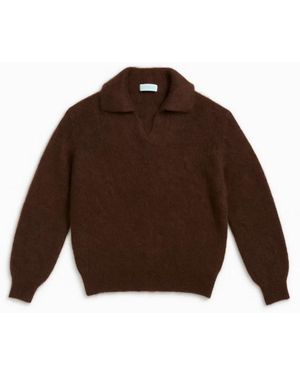 Opal Studio V-Neck Knitwear - Marrón