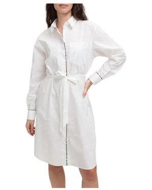 Burberry Ivonne Overhemdjurk - Wit