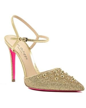 Dee Ocleppo Glitter Studs Knöchelriemen Pumpe - Mettallic