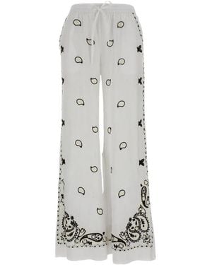 P.A.R.O.S.H. Wide Pants - White