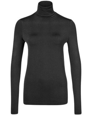 Wolford Long Sleeve T-Shirts - Black