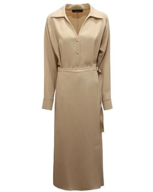 EMMA & GAIA Shirt Dresses - Neutro