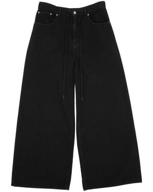 MM6 by Maison Margiela Wide Jeans - Black