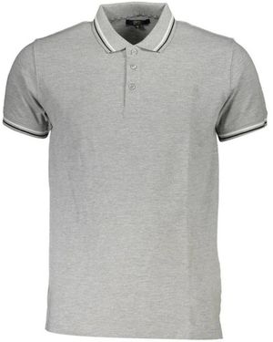 Roberto Cavalli Braunes Polo-Shirt Mit Stickerei - Grau